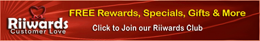 Rewards Program powered by Riiwards.com